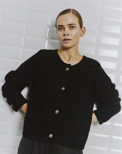 Withblack - Alfried WBL Knit Jakke - Black